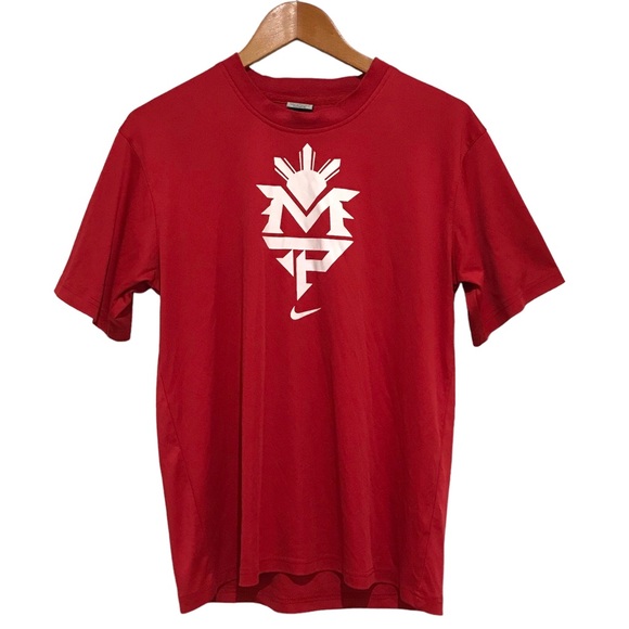 Nike Manny Pacquiao MP Red Shirt - Picture 1 of 7
